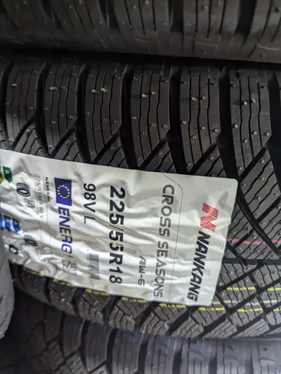 NEW 225/55/R18 Nankang AllWeather-Forester/Outlander/RVR/QX50/EX/Tucson/Rogue/Element Set of Four br...