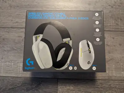 BNIB Logitech Gaming Mouse and Headset Combo, View more