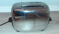 VINTAGE TOASTER GE GENERAL ELECTRIC cca 1950s, T31C STAINLESS