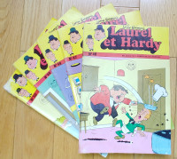 LAUREL ET HARDY - French comics (lot of 5)