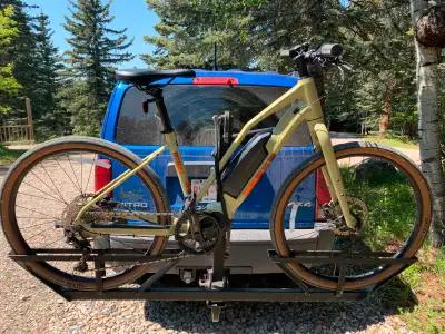 Custom fabricated heavy duty single bike carrier Exquisite welded steel construction, much superior...