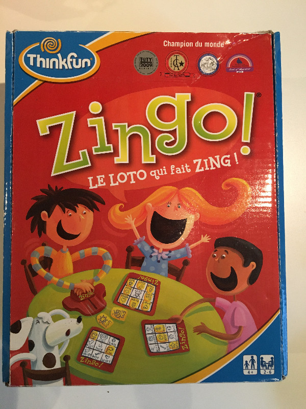 ZINGO French Bingo Game in Toys & Games in City of Toronto