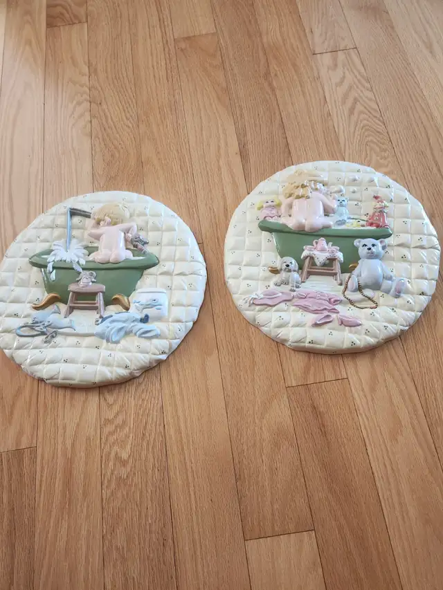 CERAMIC BATHROOM WALL DECOR for sale