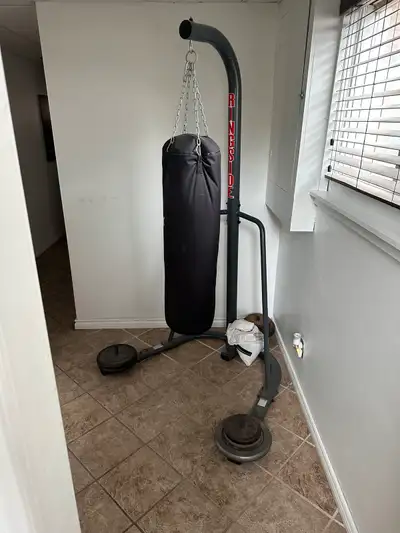 Punching bag with stand, View more