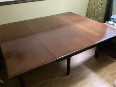 Antique dining room table, View more