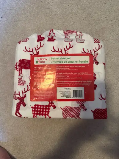 Reindeer Flannel Sheets, View more