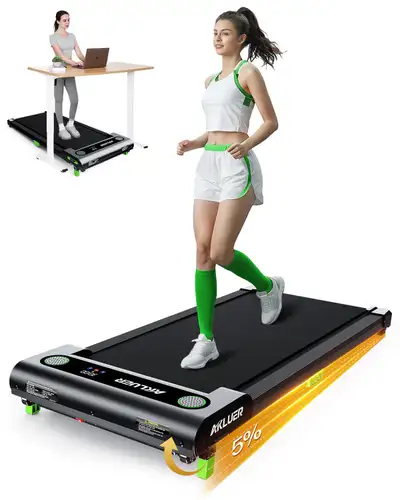 New AKLUER Walking Pad Treadmill Under Desk, Portable, View more