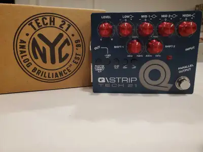 Tech 21 Q\Strip Parametric EQ / Preamp / DI Box -, View more