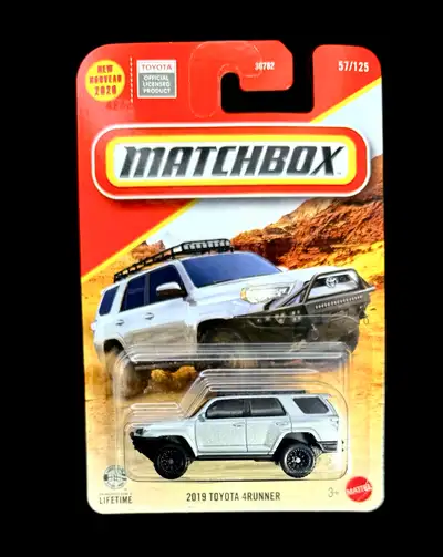 Matchbox new for 2026 2019 Toyota 4Runner 57/125. New. The photographs depict the overall condition