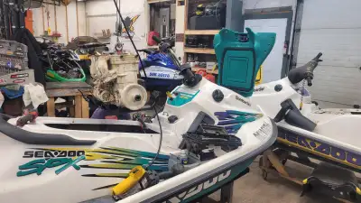 23 year licensed 2 stroke repair shop, which services sea-doo's, snowmobiles, dirt bikes, with licen...