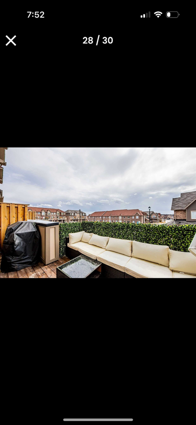 3 bedroom townhouse for rent. Master bedroom has en suite. Another full bathroom on upper floor and...