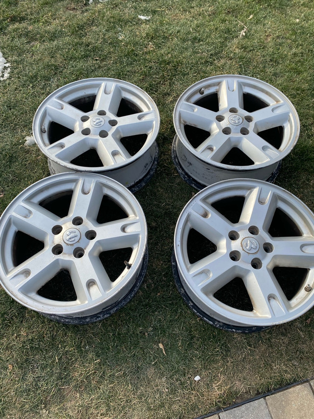 Dodge Aluminum Rims 17 inch  in Tires & Rims in St. Catharines