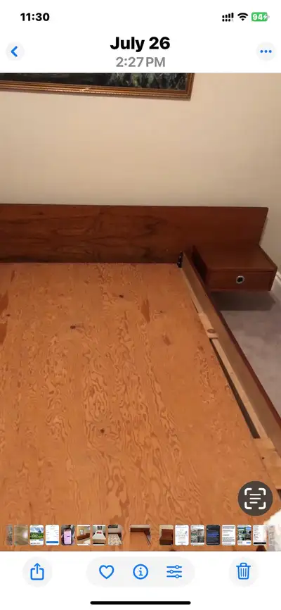 Vintage Teak Bed, View more