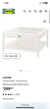 IKEA coffee table - LIATORP 