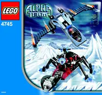 Lego Alpha team; Blue eagle vs snow crawler, set 4745