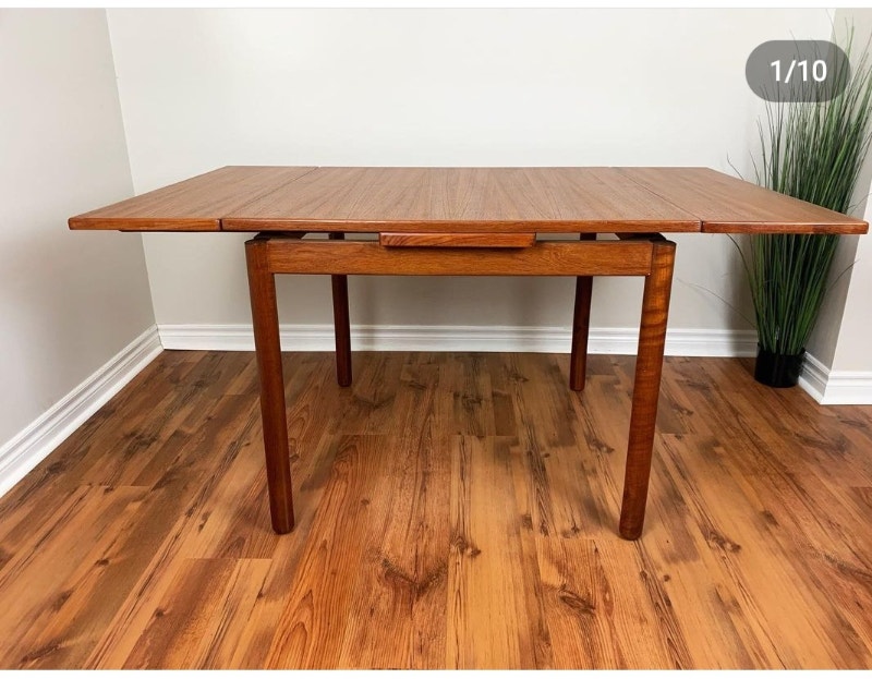 Mid Century Teak Table & Chairs Dining Tables & Sets London Kijiji