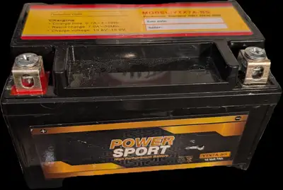 YTX Motorcycle Battery (Capacity: 7Ah, as shown in the photo), View more