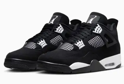 NEW JORDAN 4 WHITE THUNDER SIZE 13, View more