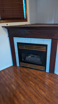 Fireplace mantel free.