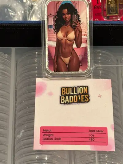 Bullion Baddies Amari Allure 1oz Silver Bar, View more