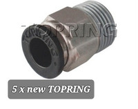 40.140 Topring 1/4" Male x 3/8" NPT  CONNECTOR  Air Line VAC