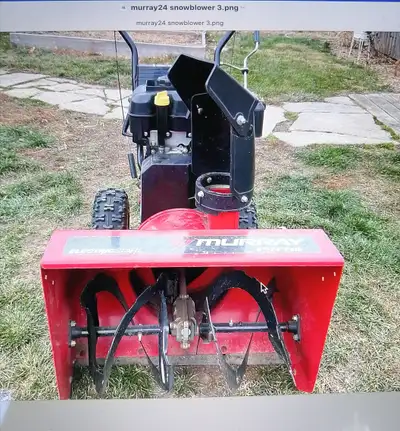 Tecumseh Electric/Gas snowblower, View more