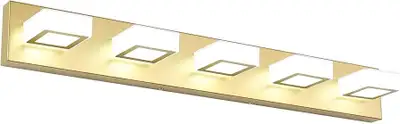 Ralbay Modern LED Gold Bathroom Vanity Lights 5 Lights, View more