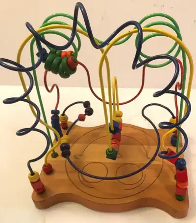 Bead Maze Preschool Toy - Large, 5 Wires  - Like New, View more