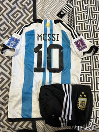 Lionel Messi | Argentina 3 Stars | World Cup Winners Jersey