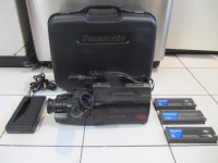 Panasonic Model PV-S550P-K Digital SVHS Video Camera Circa 1989
