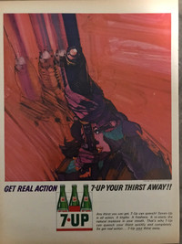 1964 7-Up Softdrink w/Hunter Original Ad