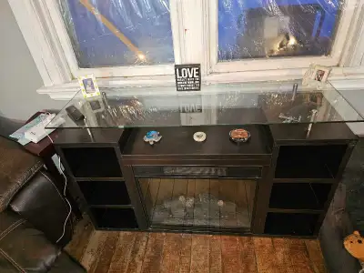 Tv Stand with Fire Place, View more