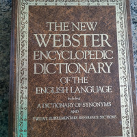 BOOKS: 1980 EDITION: THE NEW WEBSTERS ENCYCLOPEDIC DICTIONARY.