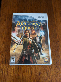 Wii The Lord of The Rings Aragorn's Quest game