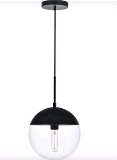 Living District Eclipse 1 Light Pendant -  Black - New in box, View more