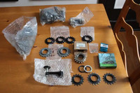 LOT Single FIXED Track cogs chains dura ace VELO RACE new used