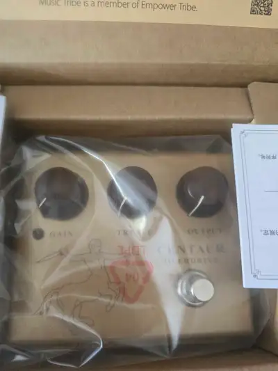 Hi! Selling an Original Behringer Centaur Overdrive pedal in new condition. Never taken out of the b...