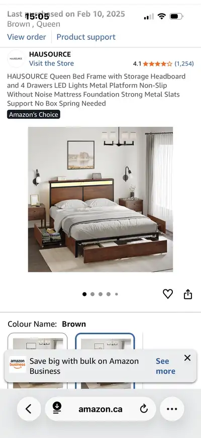 Queen Storage Bed Frame, View more