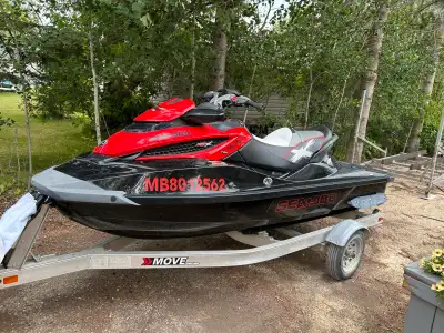 2015 seadoo rxt-x 260 supercharged with only 22 hours on the machine. 3 seater and a top speed of 72...