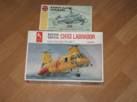 2 Helicopter  Plastic Models