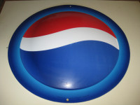 PEPSI COLA... Round 'Bubble' Display Advertising Piece