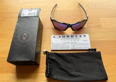 Oakley Sunglasses Prizm Violet Lenses & Black Ink Frame, View more