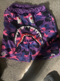 Men’s bape shorts size small 