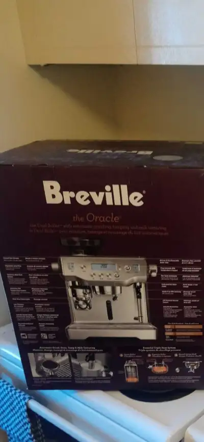 Breville "The Oracle " Dual Boiler Espresso, Almost BNIB !, View more
