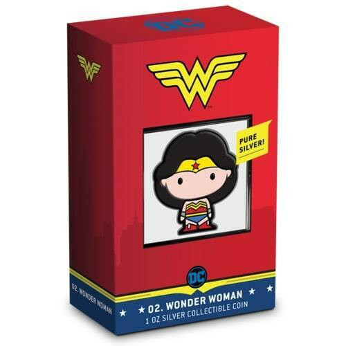 2020 WONDER WOMAN CHIBI SILVER COIN in Arts & Collectibles in Oshawa / Durham Region - Image 3