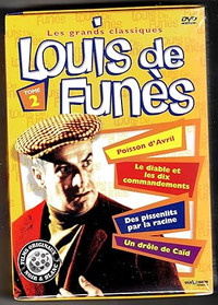 2 DVD LES GRANDS CLASSIQUES LOUIS DE FUNES TOME 2 COMME NEUF