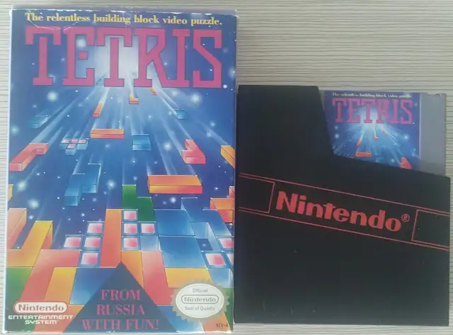 Tetris (Nintendo Entertainment System/NES, 1989) Complete In Box in Older Generation in City of Montréal - Image 3