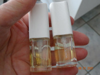 Perfume bottles:2 Estee Lauder White Linen,5ml, White Shoulders
