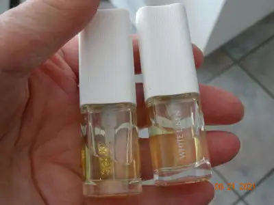 Perfume bottles:2 Estee Lauder White Linen,5ml, White Shoulders, View more