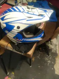 Riot x dirt bike helmet with shift goggles